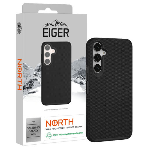 Eiger Galaxy A55 North Backcover Black (b2b)