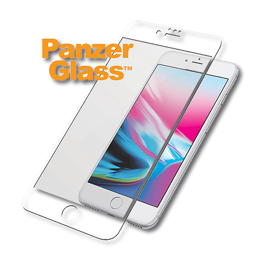 Image of Panzer Glass iPhone 6, 7, 8 Display-Schutzfolie 3D Glas Weiss