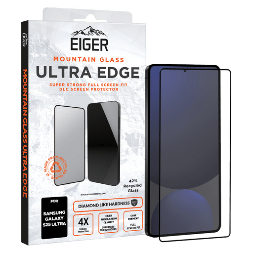 Eiger Galaxy S25 Ultra Ultra Edge Display-Schutzglas