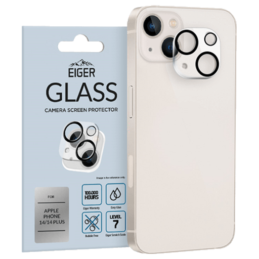 Eiger iPhone 14/14 Plus 3D Kamera-Schutzglas