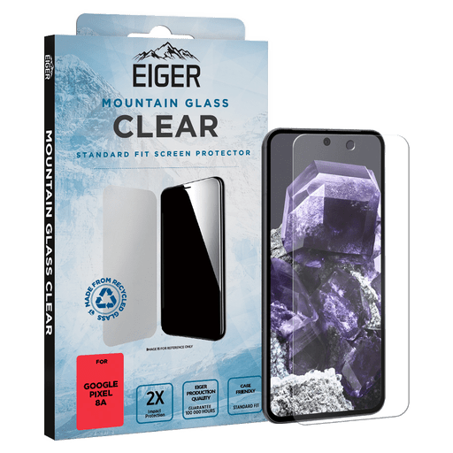 Eiger Pixel 8a Clear Glass Screen Protector