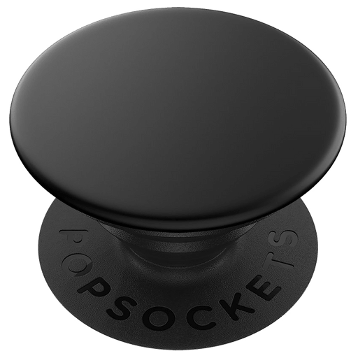 Image of PopSocket Back-Holder Aluminum Schwarz Schwarz