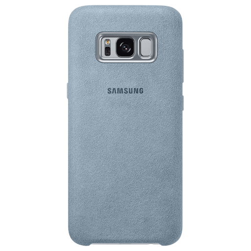 Image of Samsung Galaxy S8 Plus Handyhülle Alcantara Mint Blau