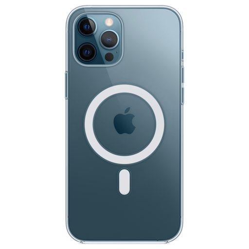Image of Apple iPhone 12 Pro Max Handyhülle Silikon mit MagSafe Transparent Transparent