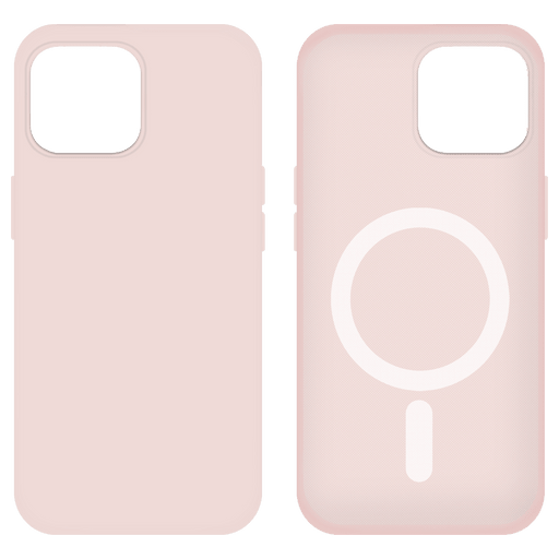 Image of itStyle Premium iPhone 13 Premium Handyhülle mit MagSafe Silikon Pink Sand Pink