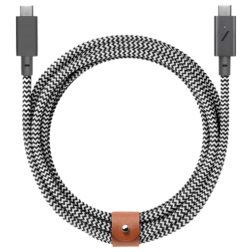 Image of Native Union Ladekabel USB C zu USB C (2.4m) Zebra Schwarz