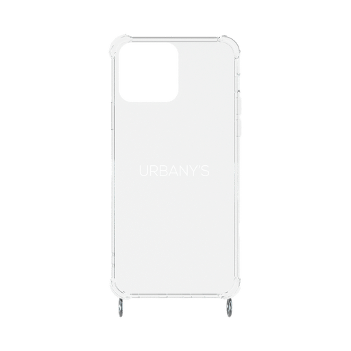 Urbany's iPhone 15 Pro Max Necklace Silicone Backcover tranp