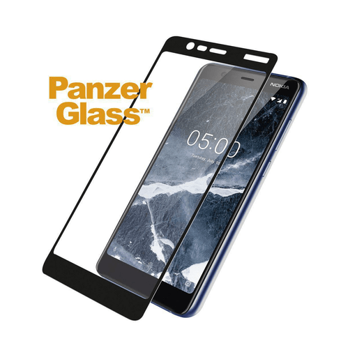 Image of Panzer Glass Nokia 5.1 Display-Schutzfolie schwarz Schwarz