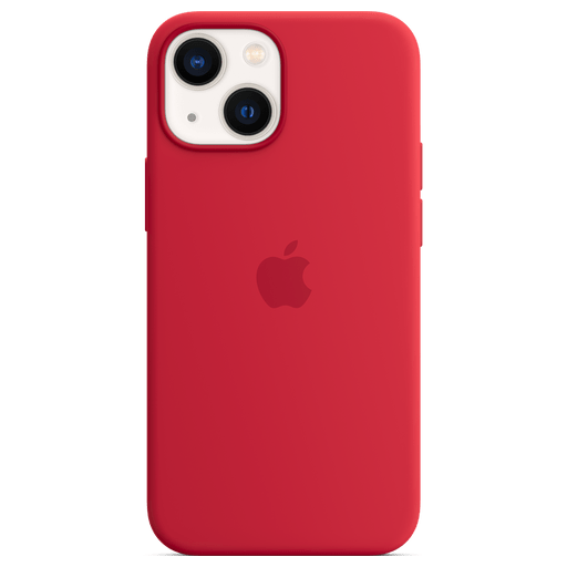 Image of Apple iPhone 13 mini Pro Handyhülle Silikon mit MagSafe Rot Rot