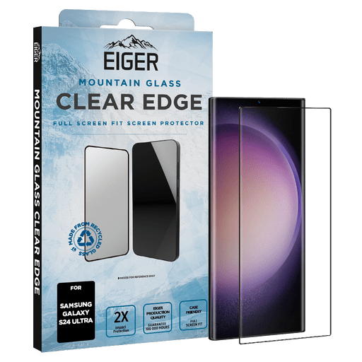 Eiger Galaxy S24 Ultra Clear Edge 3D Glass Screen Protector