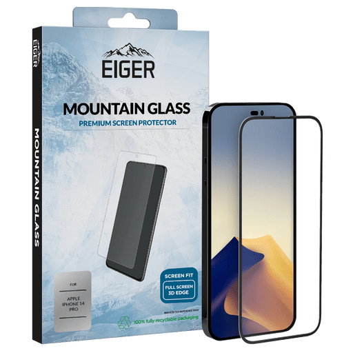 Eiger iPhone 14 Pro 3D Glass Screen Protector