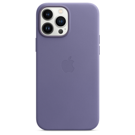 Image of Apple iPhone 13 Pro Max Handyhülle Leder mit MagSafe Violett Violett
