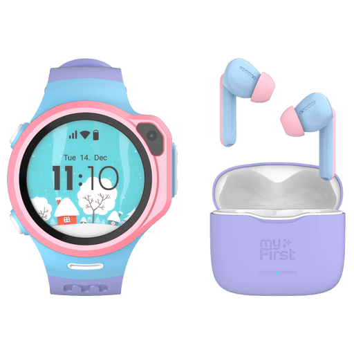myFirst Fone R1s Kids Watch Bundle mit CareBuds (Ausstellmodell)