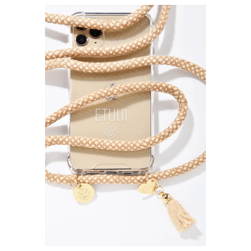 Etuui Galaxy S21 Necklace Silicone Backcover Cappucino
