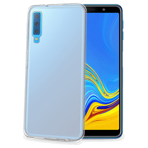 Image of Celly Galaxy A7 Handyhülle Silikon Transparent Transparent