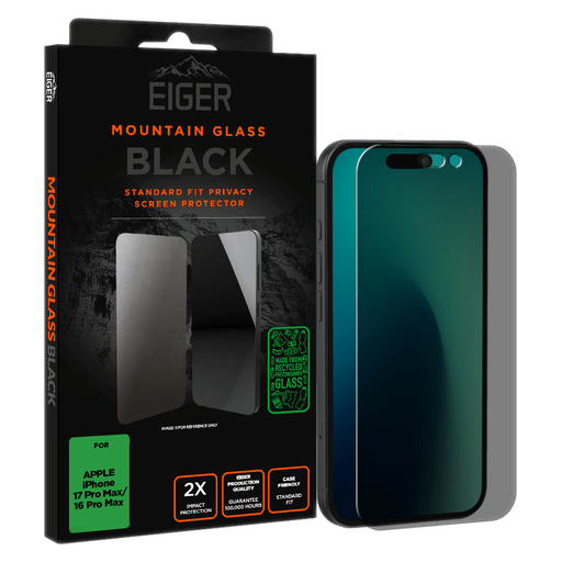 Eiger iPhone 17 Pro Max/16 Pro Max Glass Screen Protector Pr