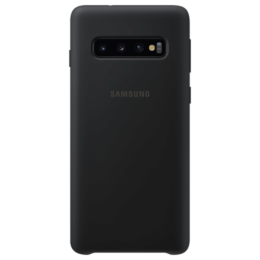 Image of Samsung Galaxy S10 Handyhülle Silikon Schwarz Schwarz