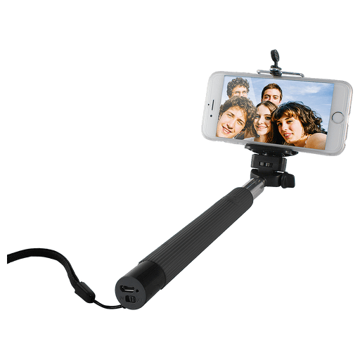 Image of itStyle Selfie Stick Bluetooth Wireless Schwarz Schwarz