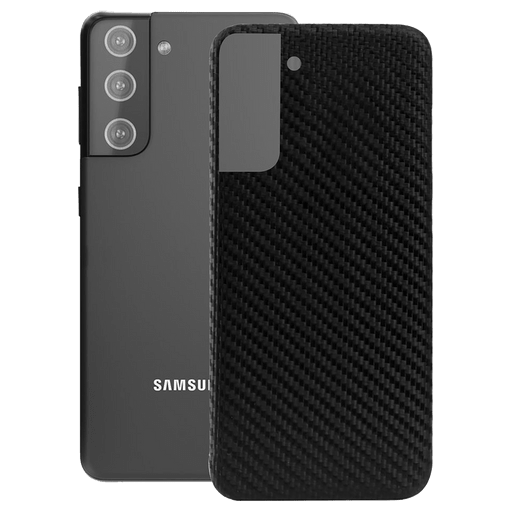 Image of itStyle Premium Galaxy S21 Handyhülle Carbon Schwarz Schwarz