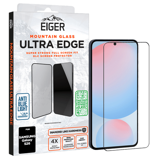 Eiger Galaxy S26 Ultra Edge Display-Schutzglas