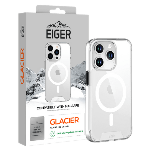 Eiger iPhone 15 Pro Max Glacier MagSafe Backcover Transparen