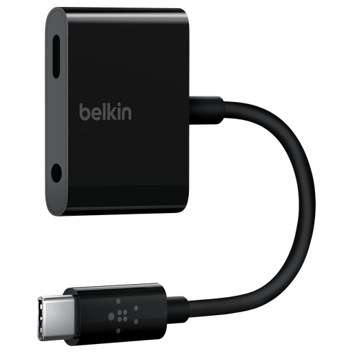 Image of Belkin Adapter Audio 3.5 zu USB-C Schwarz Schwarz