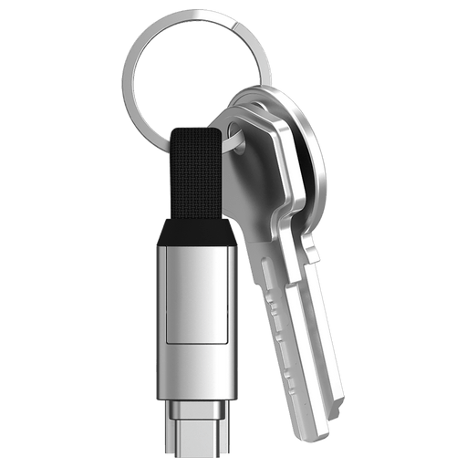 RollingSquare inCharge 6 keyring Cable Light/Micro USB/USB C