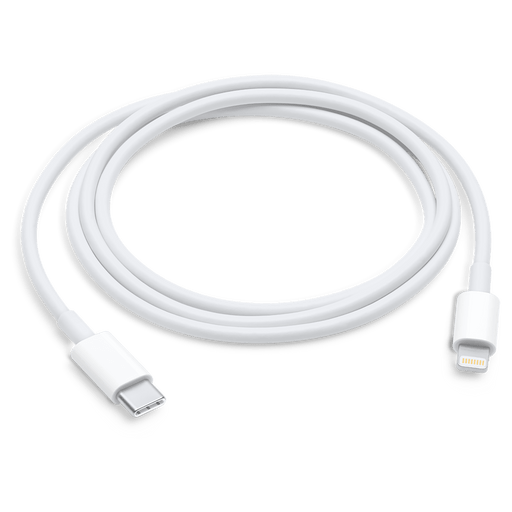 Image of Bulk Apple Ladekabel Lightning zu USB C 1m Weiss Weiss