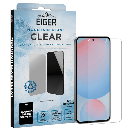 Eiger Galaxy S25+/S24+ Glass Screen Protector