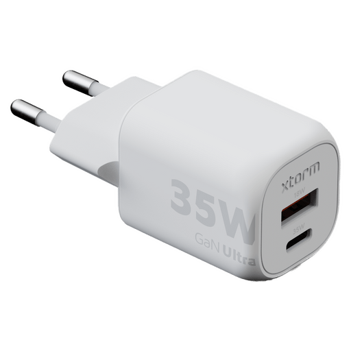 Xtorm GAN Charger XE035 2-port White