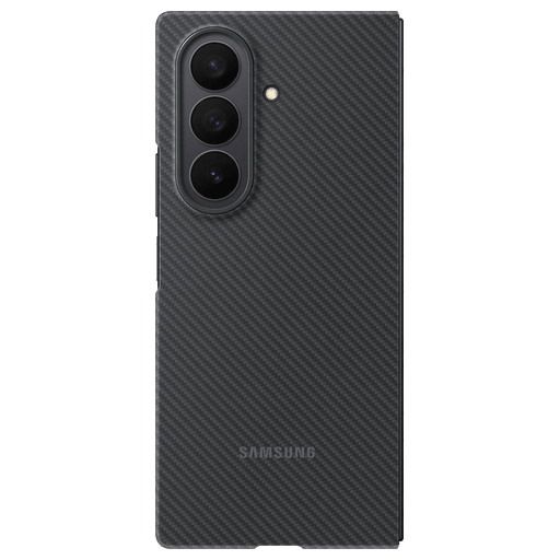 Samsung Fold7 Schutzhülle aus Carbon mit Displayfolie
