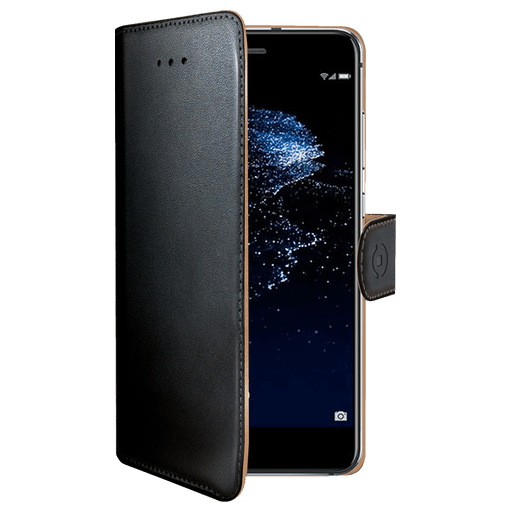 Image of Celly Huawei P10 lite Handyhülle Kunstleder Schwarz Schwarz