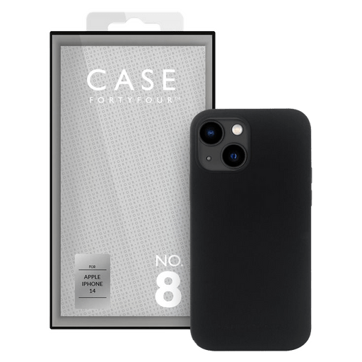 Case 44 iPhone 14 Soft Backcover Black (b2b)