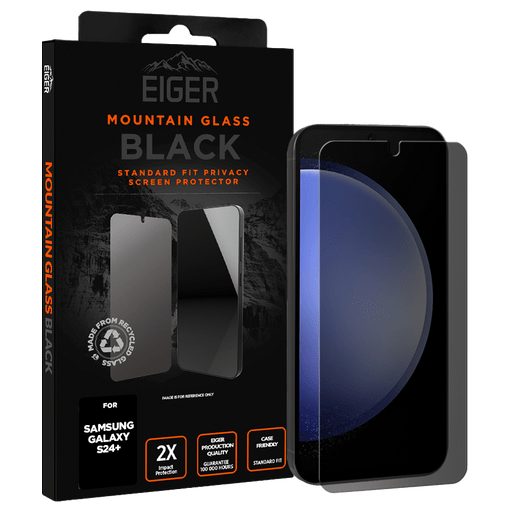 Eiger Galaxy S24+/S25+ Display-Schutzglas Privacy