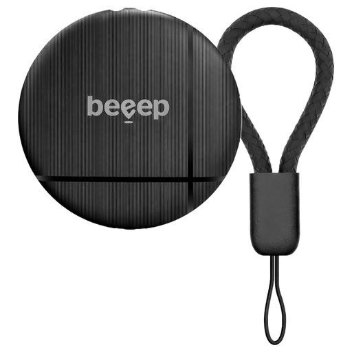 Beeep Tracker mit Schlüsselbund  für Apple Find My und Android