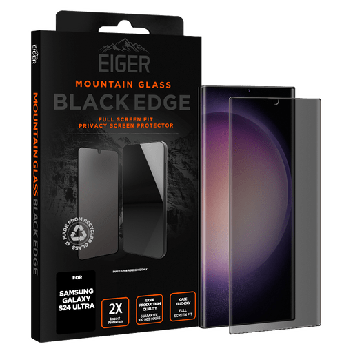Eiger Galaxy S24 Ultra Edge Glass Screen Prot Privacy Black