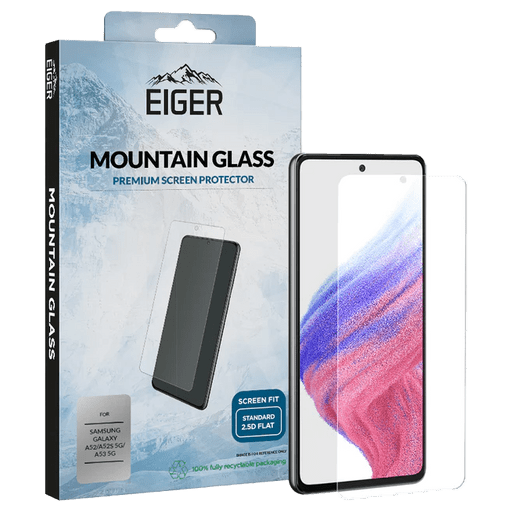 Bulk Eiger Galaxy A52/A52s/A53 2.5D Screen Protector