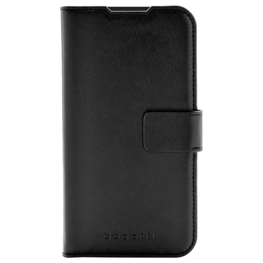 Image of Bugatti iPhone 13 mini Handyhülle Leder Schwarz Schwarz