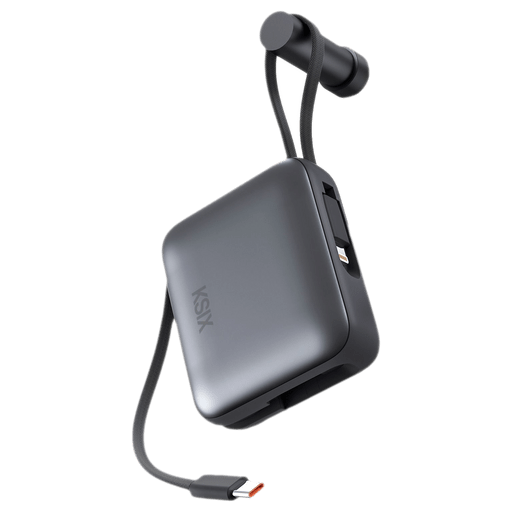 itStyle 10000mAh Powerbank Mini with Cable Grey
