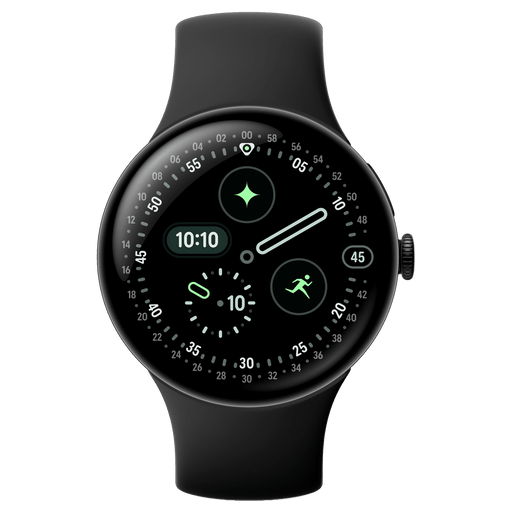 Google Pixel Watch 4 WiFi 45mm Black Obsidian