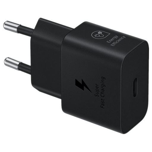 Samsung 220V USB C fast charging 25W PD Charger Black