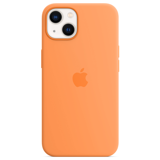 Image of Apple iPhone 13 Handyhülle Silikon mit MagSafe Marigold Orange