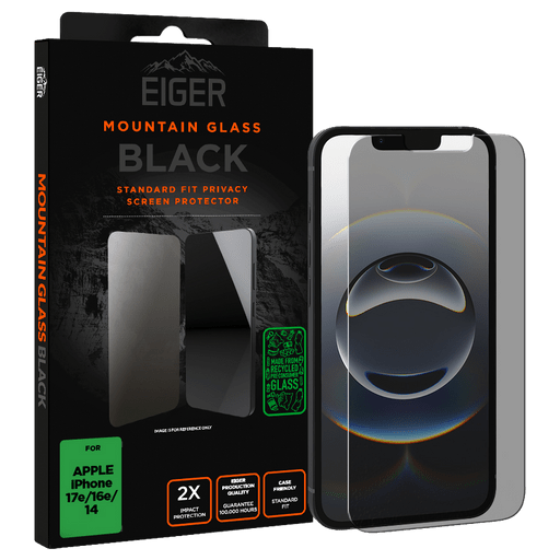 Eiger iPhone 17e/16e/13/13 Pro/14 Glass Screen Protector Pr