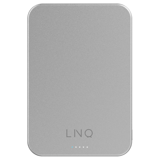 LINQ Ultra Compact 5000mAh MagSafe Powerbank Grey