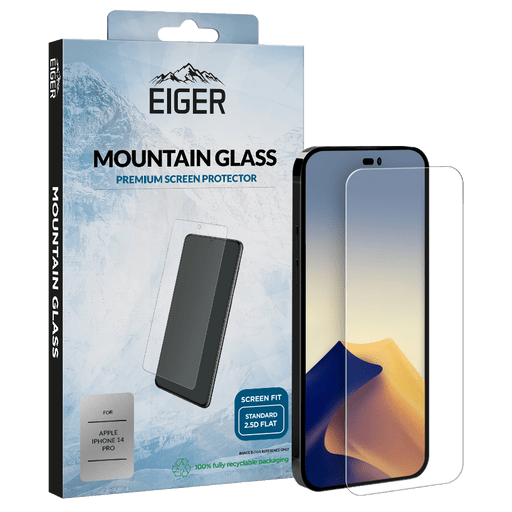 Eiger iPhone 14 Pro 2.5D Display-Schutzglas