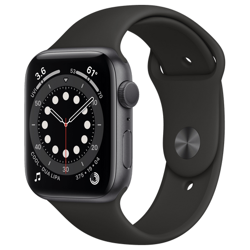 Image of Apple Watch Series 6 44mm GPS 32 GB Schwarz