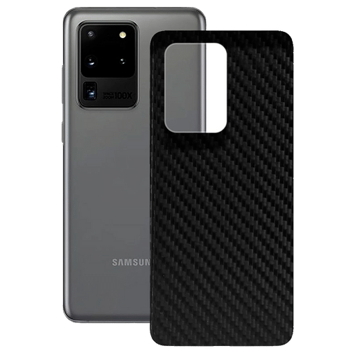 Image of itStyle Premium Galaxy S20 Ultra Handyhülle Carbon Schwarz Schwarz