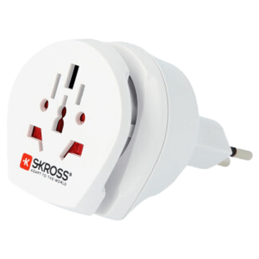 Skross Travel Adapter World for CH White