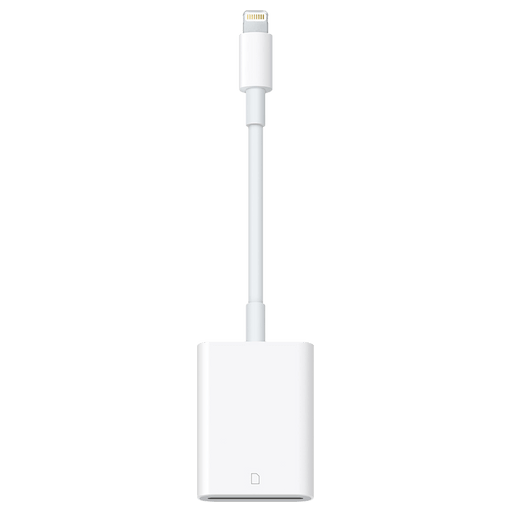 Image of Apple Lightning auf SD Kartenlesegerät weiss Weiss