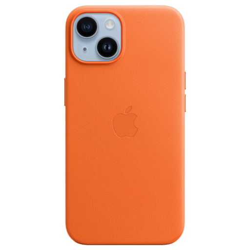 Apple iPhone 14 Handyhülle Leder mit MagSafe